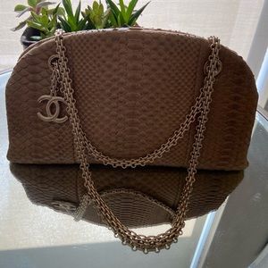 Chanel Python Mademoiselle handbag
